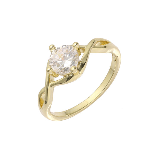 Anillos solitarios de Oro 14K