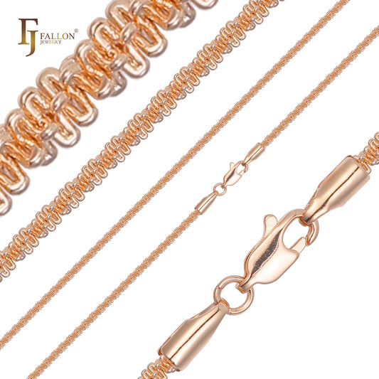 🔥 Classic Margarita link 14K Gold, Rose Gold, White Gold Chains