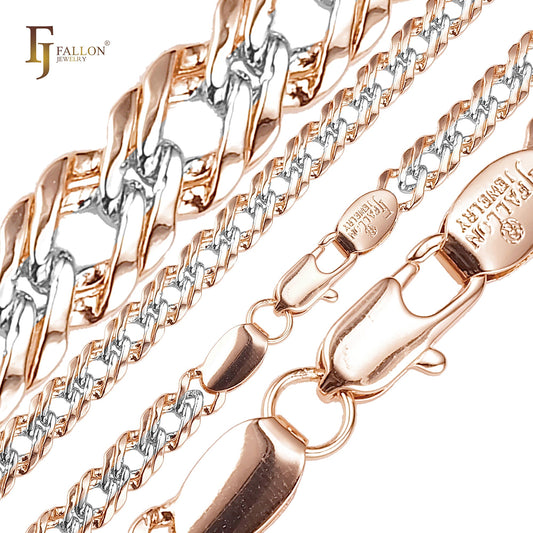 🔥 Classic Rombo link Rose Gold chains