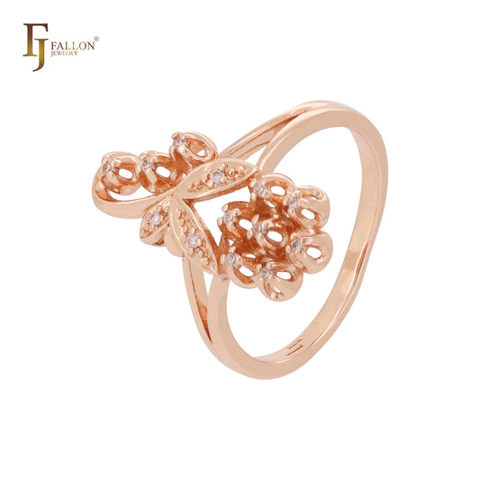 Anéis da moda em ouro rosa Paige's Grape