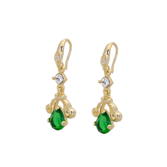 14k gold wire hook earrings