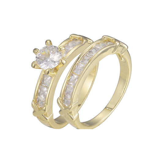 Stackable rings in 18K Gold, White Gold, 14K Gold plating colors