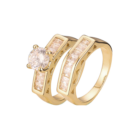 Stackable rings in 18K Gold, 14K Gold plating colors