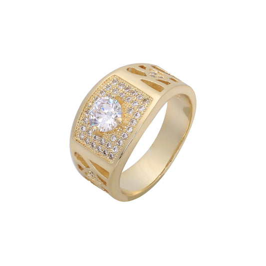 Anillos en Oro de 14K, baño de Oro Rosa colores