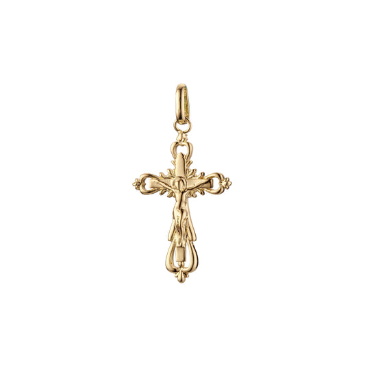 🔥 Eastern Orthodox Russian budded pendant in Rose Gold & 14K Gold plating colors