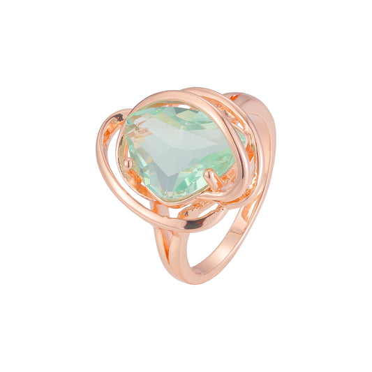 Luxuri?se Cluster-Blumenringe aus Ros¨¦gold