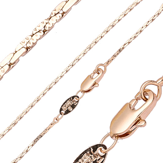 {Customize} Fancy Boston link hammered chains plated in 14K Gold