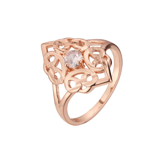 Rose Gold solitaire rings