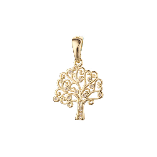 .Pendant in Rose Gold, 14K Gold plating colors
