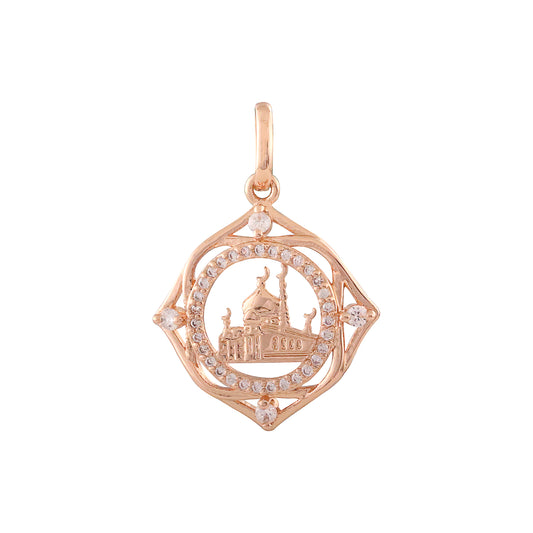 Islamic temple Rose Gold pendant