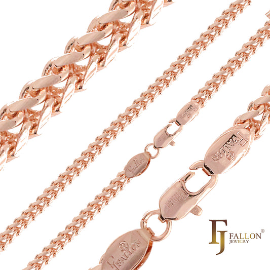 Fancy Rose Gold Cuban Chains