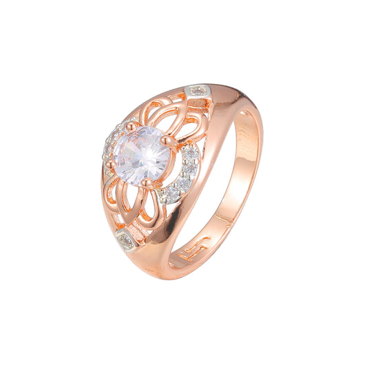 Moderinge aus Ros¨¦gold mit zweifarbigen B?ndern