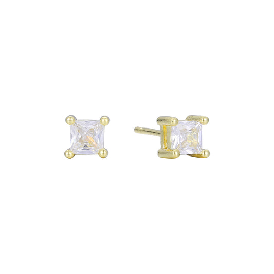 Doppelte Schmetterlings-Cluster-Huggie-Ohrringe aus 14-kar?tigem Gold