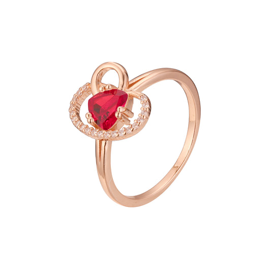 Rose Gold solitaire design rings