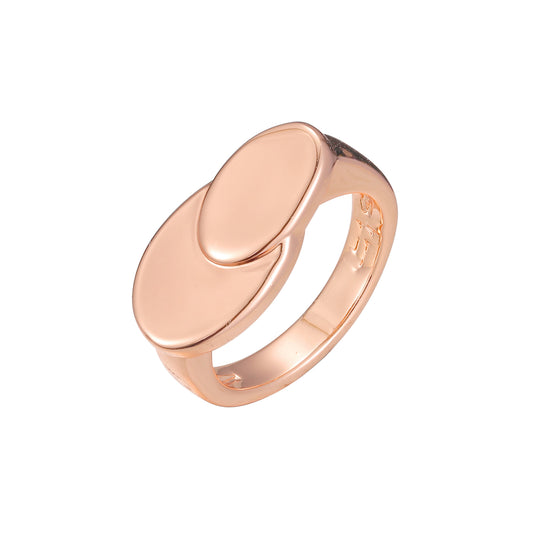 Men's rings in Rose Gold, two tone plating colors
