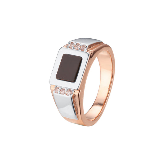 Men's rings in 14K Gold, Rose Gold, two tone plating colors