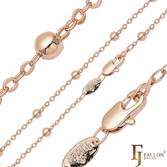 Rose Gold Beads Chains