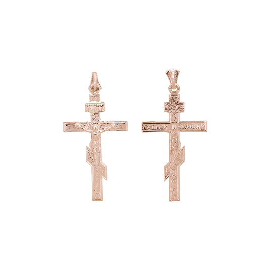 🔥 Russian Orthodox Eastern Orthodox Russian pendant in Rose Gold, White Gold plating colors