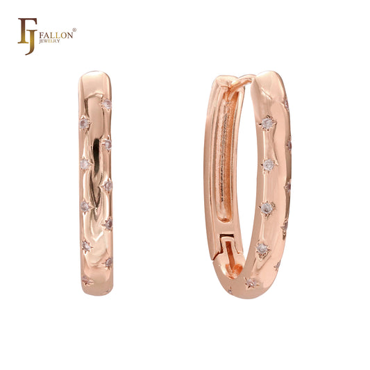 14K Gold Huggie Earrings