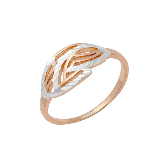Rose Gold two tone rings