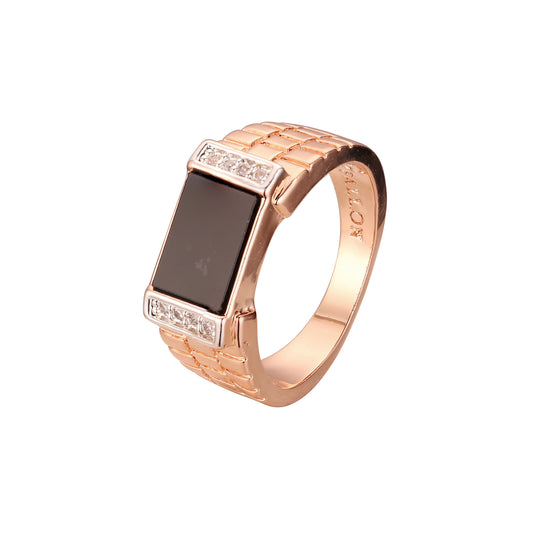 Zweifarbige Herrenringe aus Ros¨¦gold