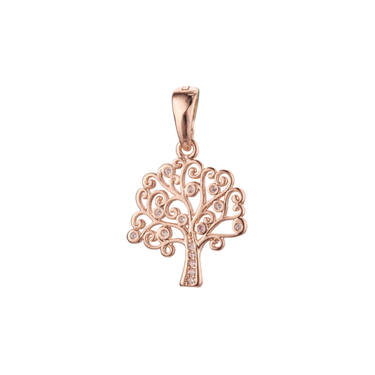 .Pendant in Rose Gold, 14K Gold plating colors