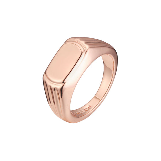 anéis de ouro rosa
