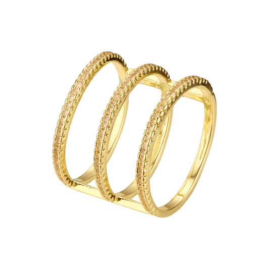 Pedras de pavimentação de anéis de ouro rosa