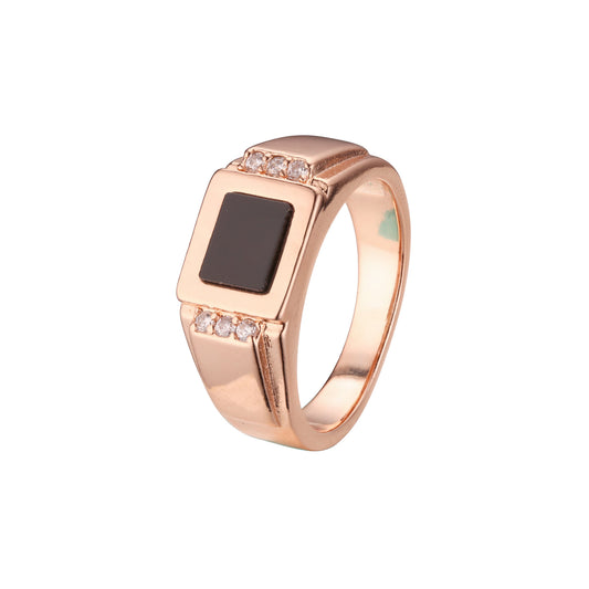 Men's rings in 14K Gold, Rose Gold, two tone plating colors