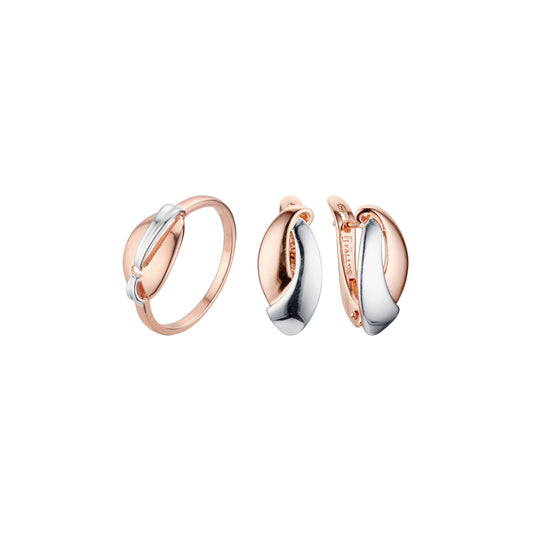 Schmuckset mit filigranen Renaissance-Ringen aus Ros¨¦gold
