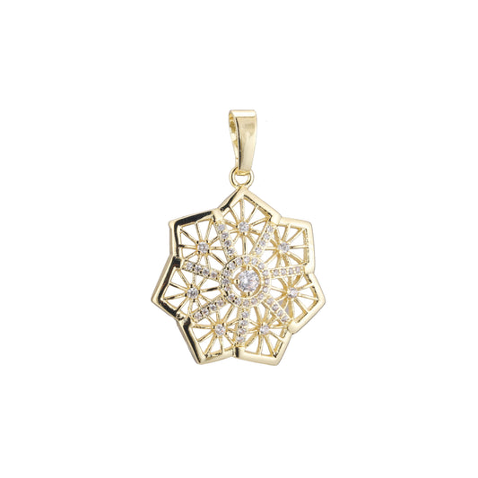 14K Gold Schmetterling mit Liebesanh?nger