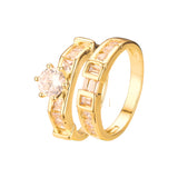 Stackable rings in 18K Gold, White Gold, 14K Gold plating colors