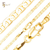 Correntes de ouro 18K com elos de vara Mariner Classic