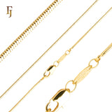 Thin Snake chains plated in 14K Gold, Rose Gold