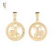 12 Zodiac Sign Pendant Collection – Constellation Charms Plated in Long-Lasting Gold Plated