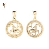 12 Zodiac Sign Pendant Collection – Constellation Charms Plated in Long-Lasting Gold Plated