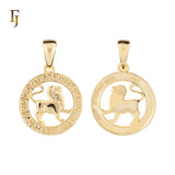 12 Zodiac Sign Pendant Collection – Constellation Charms Plated in Long-Lasting Gold Plated