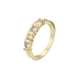 Ringe aus 18-kar?tigem Gold, 14-kar?tige Vergoldungsfarben
