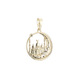Pendant in Rose Gold two tone, 14K Gold plating colors