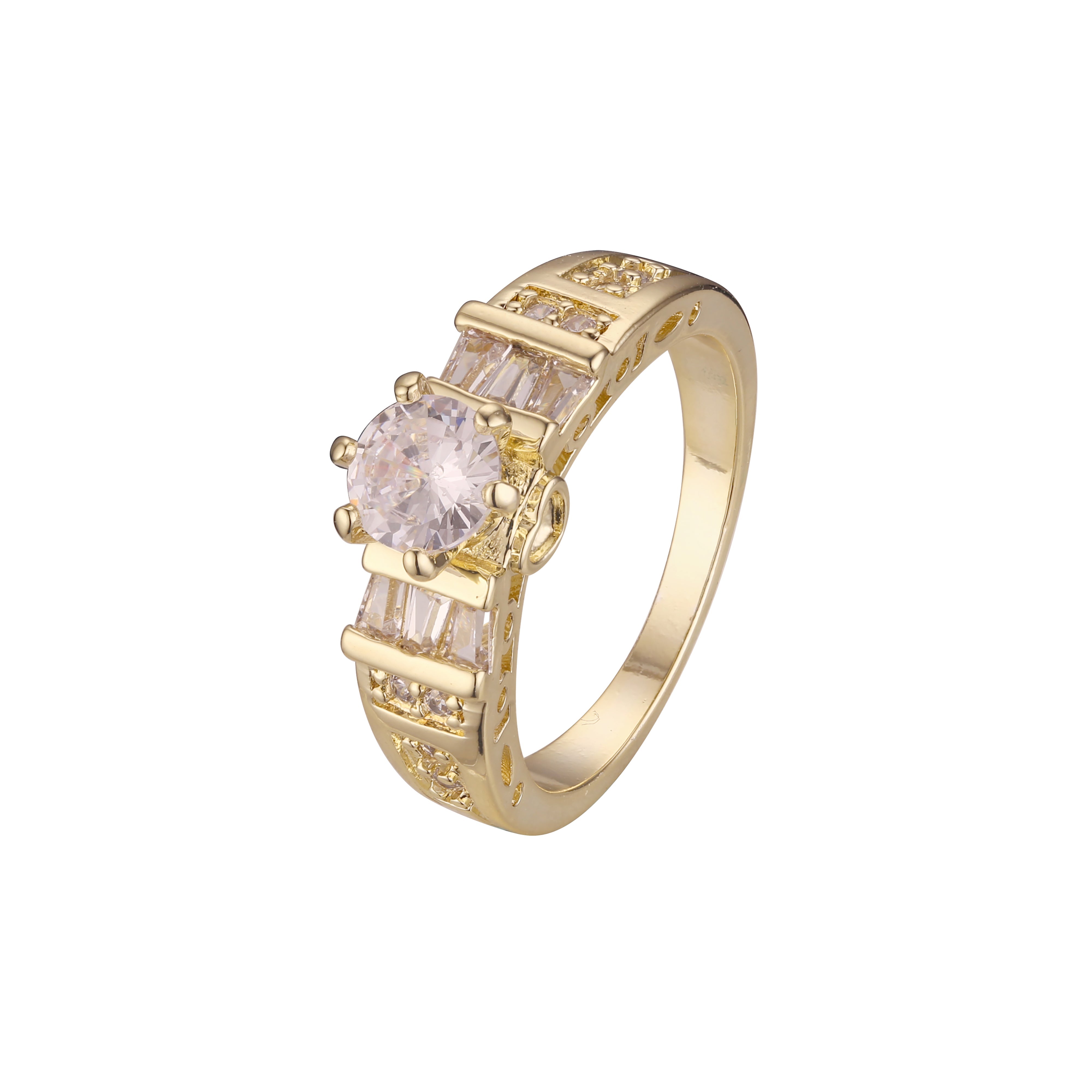 Stapelbare Ringe in 18-Karat-Gold, Wei?gold und 14-Karat-Vergoldungsfarben