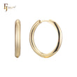 Minimalism 14K Gold Hoop Earrings