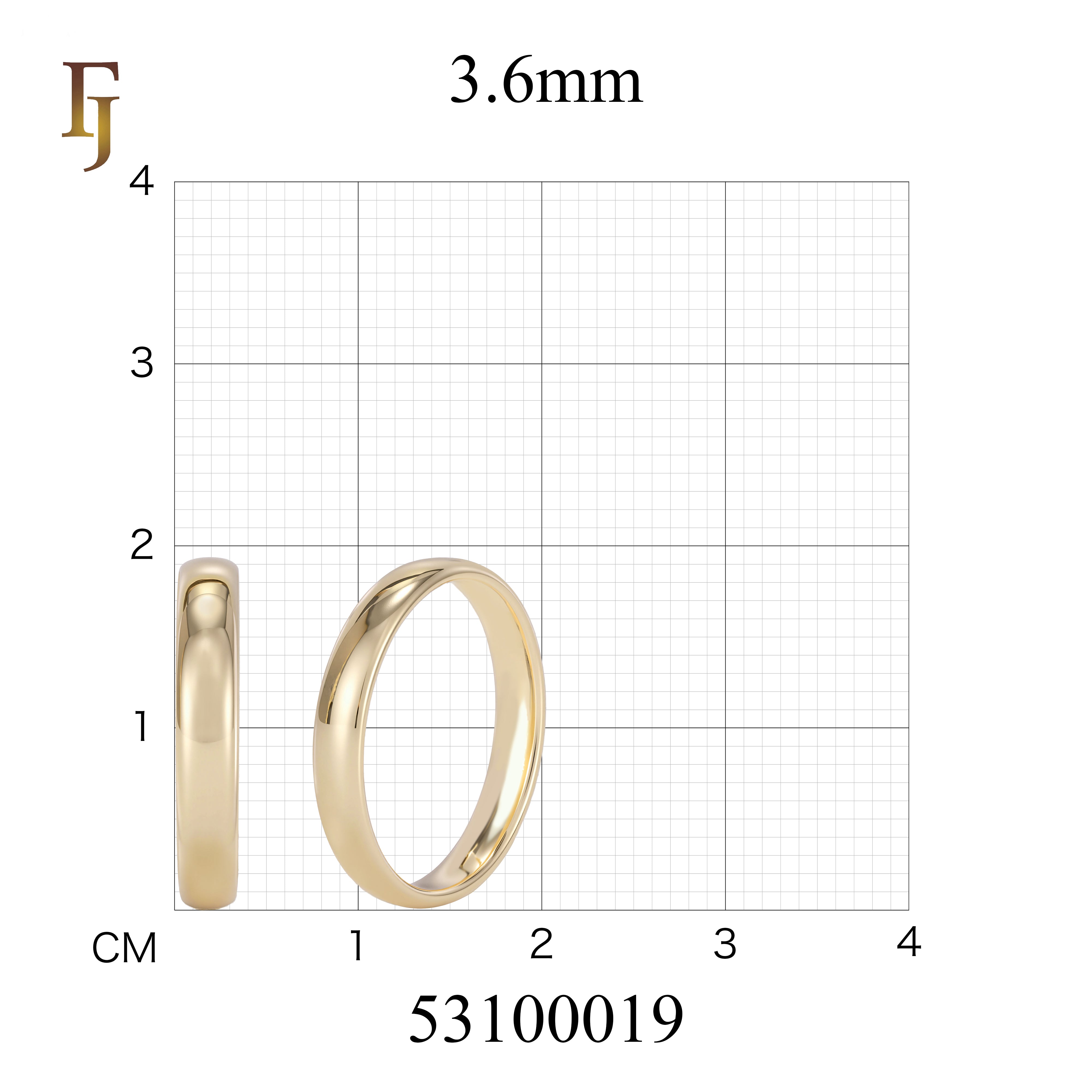 3.5mmのホワイトゴールド、14Kゴールド、18Kゴールド、ローズゴールドメッキの結婚指輪