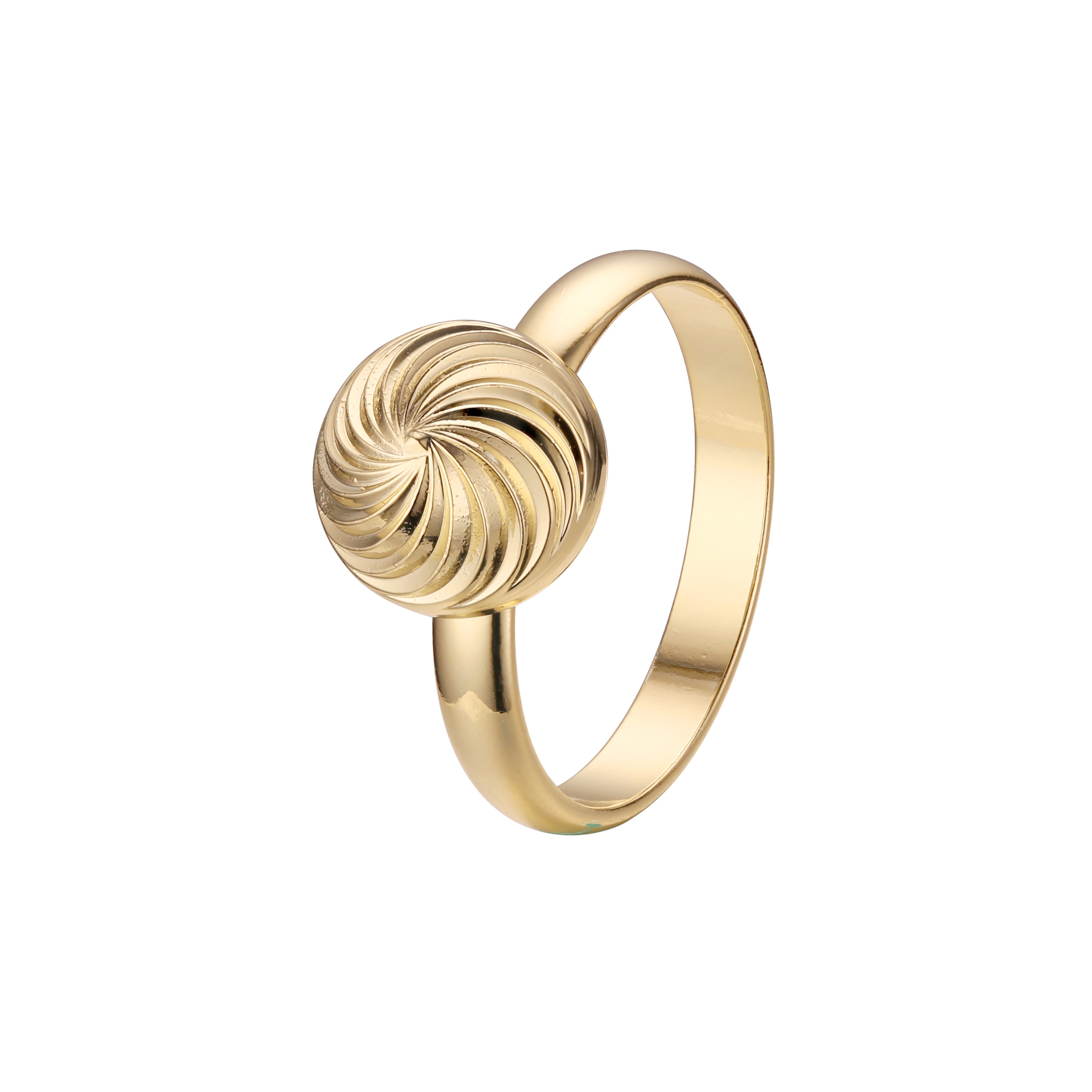 Anéis em ouro 14K, cores banhadas a ouro rosa