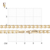 Cable Snail link chains 14K Gold, White Gold-Plated Chain Necklace 4mm-8mm – Classic Oval Link Chain for Men & Women | FJ Jewelry