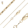 Ultra thin 0.6mm 14K Gold, Rose Gold Box Chain