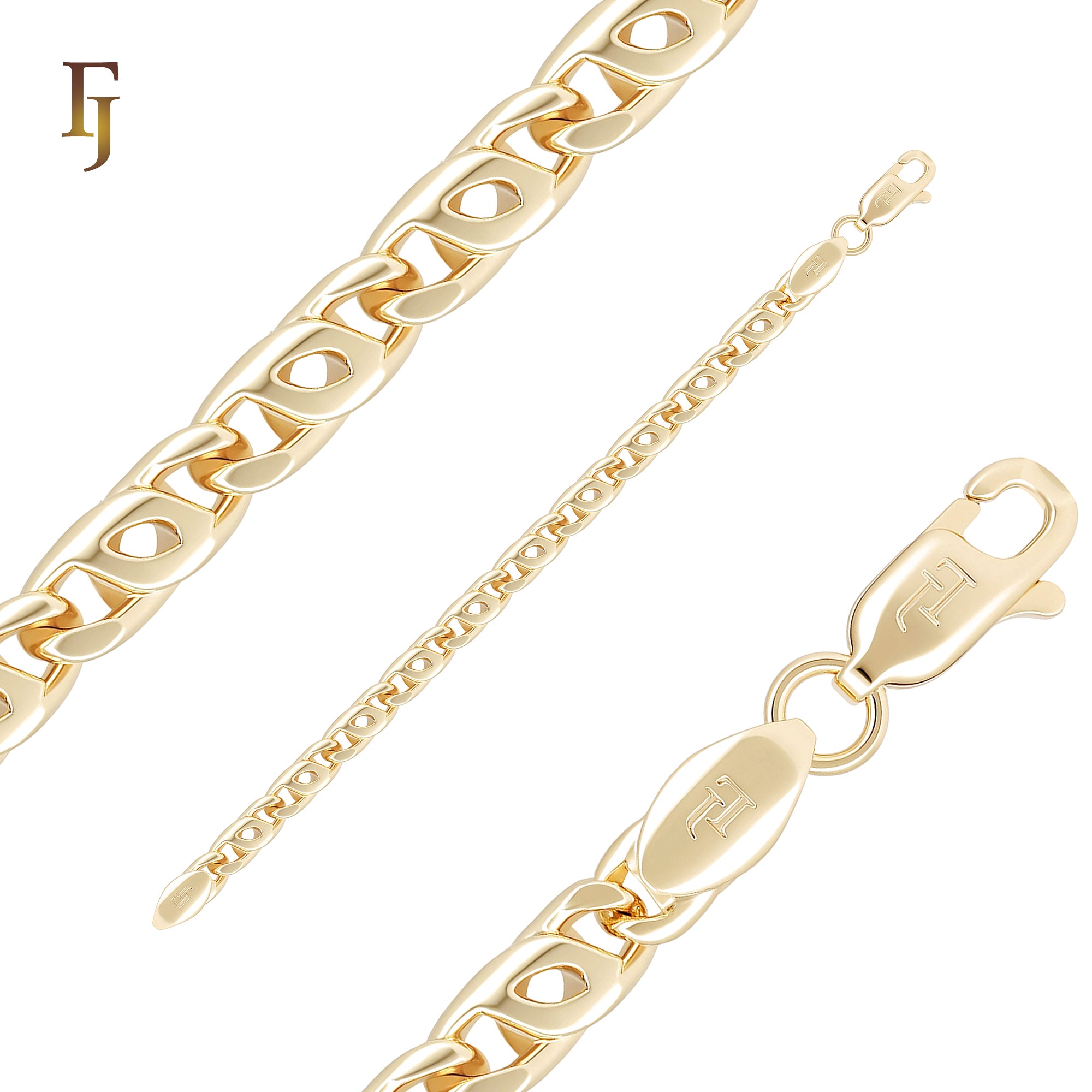 Marquise Horse eye hollow Snail Link Rose Gold Bracelets Chains