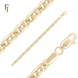 Marquise Horse eye hollow Snail Link Rose Gold Bracelets Chains