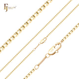 Klassische, mittig geh?mmerte kubanische Gliederketten im Miami-Stil, plattiert mit 14 Karat Gold, Ros¨¦gold, zweifarbig