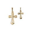 🔥 Maltese Eastern Orthodox Russian pendant in Rose Gold two tone, 14K Gold plating colors