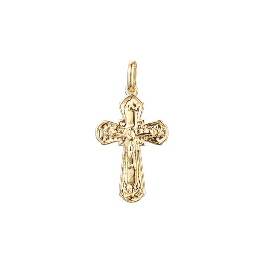 🔥 Maltese Eastern Orthodox Russian Rose Gold two tone, 14K Gold pendant